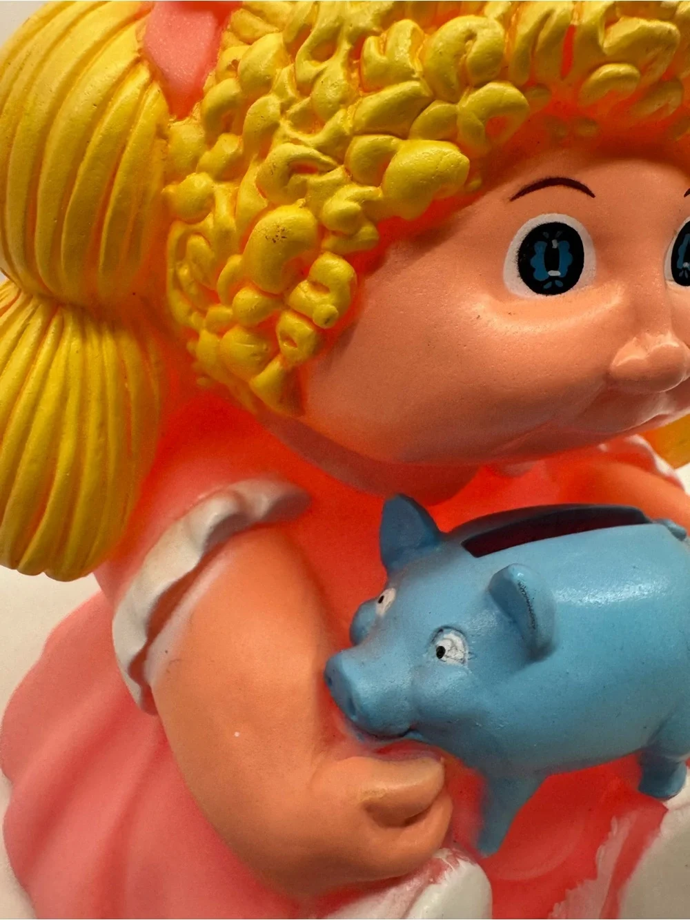 Vintage 1983 Cabbage Patch Kid Piggy Bank Doll Toy